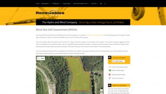 Renewables First - Wind Site Self Assessment Tool